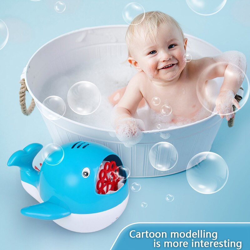 Bolla Macchina Bagno di Bolla Bambini Bagno di Giocattoli di balena sottomarino Bolla Macchina Elettrica Esplosione Caldo ragazzo Bagno Giocattolo Della Ragazza