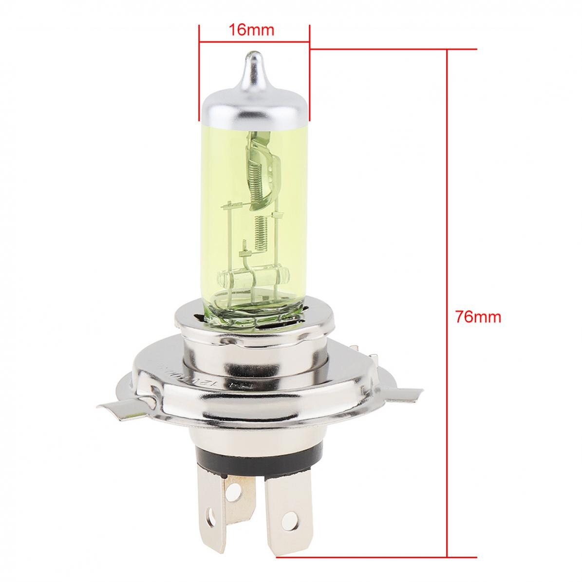 Halogeen Lampen 12V H1 H3 H4 100/55W 2500K Geel Licht Super Heldere Auto Koplamp mist Lamp Auto Lichtbron Parkeerplaats
