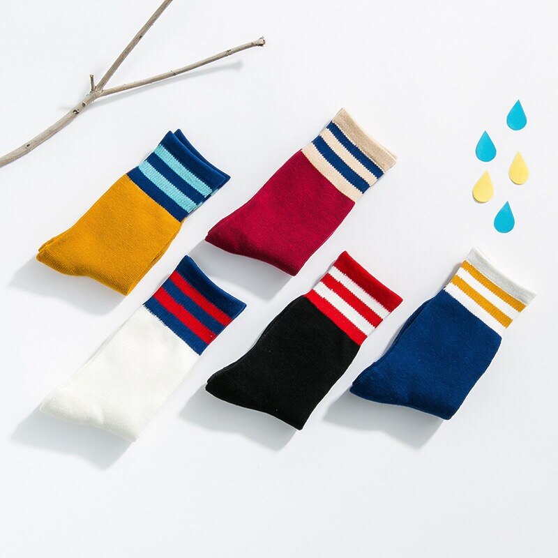 Autumn Winter Warm kids School Students Carton Cotton Children Toddler White Skateboard Ankle Soccer Warm Boy Girl Socks