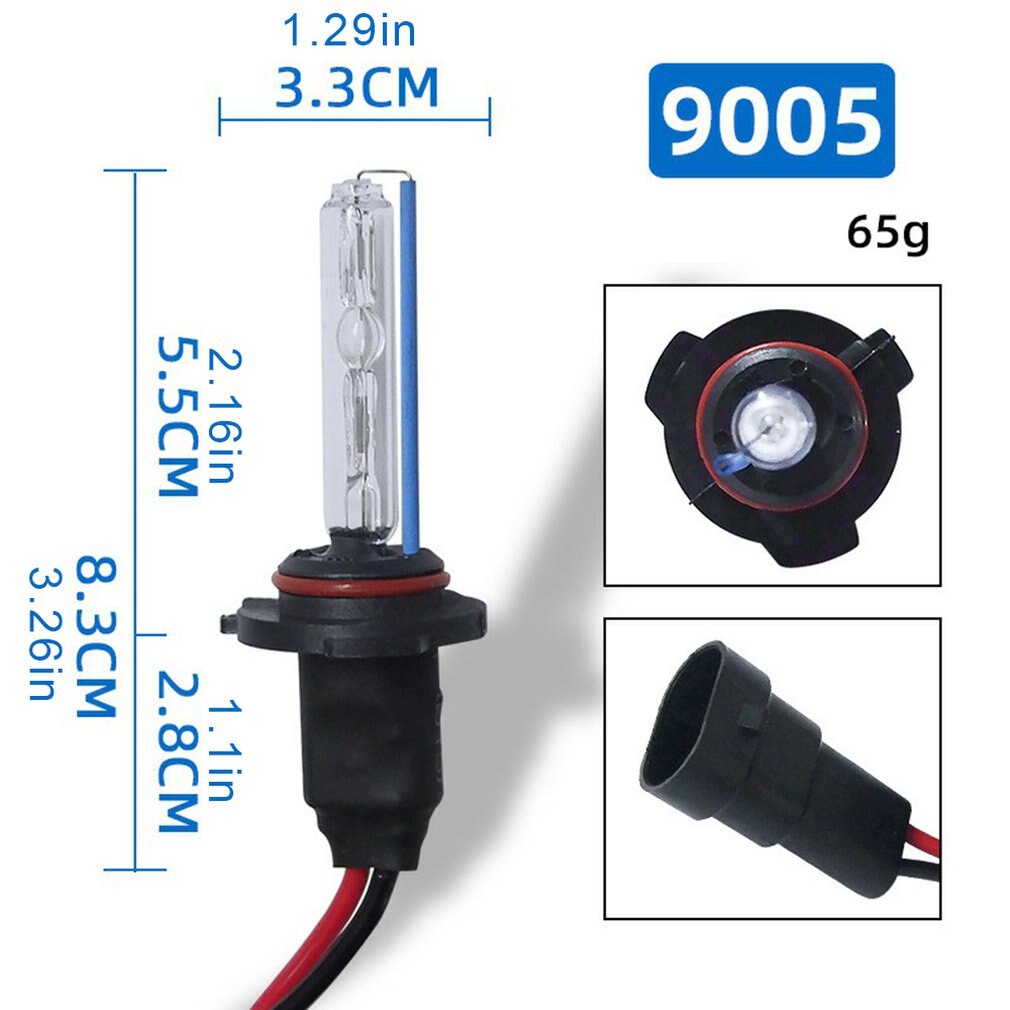 2 stuks auto-voertuig auto hid xenon lamp licht bouw 9005 3000k-15000k bevestiging vervangende auto-accessoires