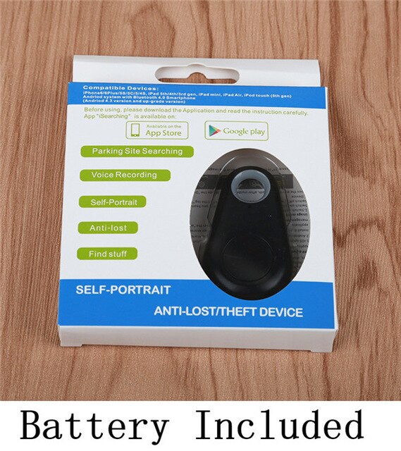 10 PCS Wireless Bluetooth Smart Tracker GPS Smart Finder Anti-lost Alarm Lost Reminder Tag Itag Key child Finder GPS Locator: Black Retail Package