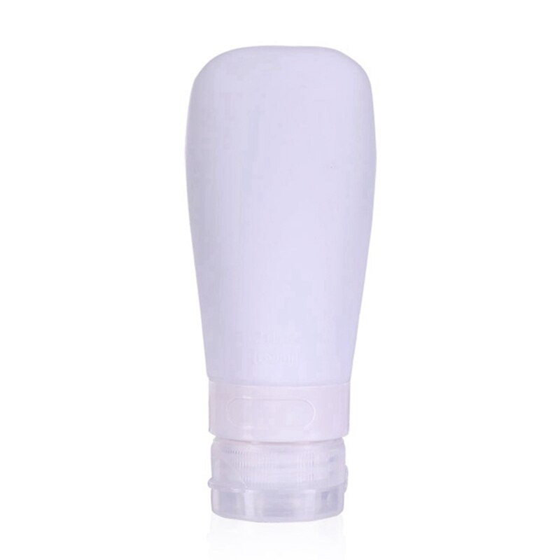 1 stk 60ml 90ml genopfyldelig silikone flaske rejse shampoo flaske lotion rejse pakning presse flasker bærbar kosmetik beholder: Wt1 60ml
