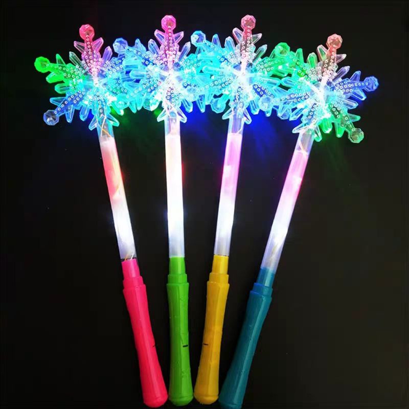 Knipperende lichten glow sticks feest kerst ster sneeuwvlok knipperende sticks  y4ud