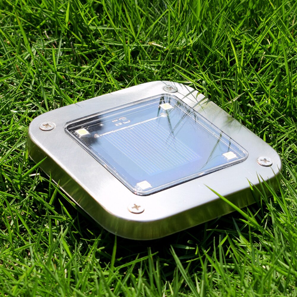 Led Floor Light Outdoor Solar Waterproof Garden Decoration Solar Street Light Garden Buried Floor Edge Staircase