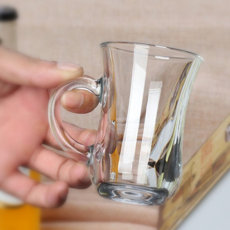 2 st/set glas te vatten kopp dricksgods kopp hemmakontor kaffe mjölk kalkon blomglas tekoppar mugg för