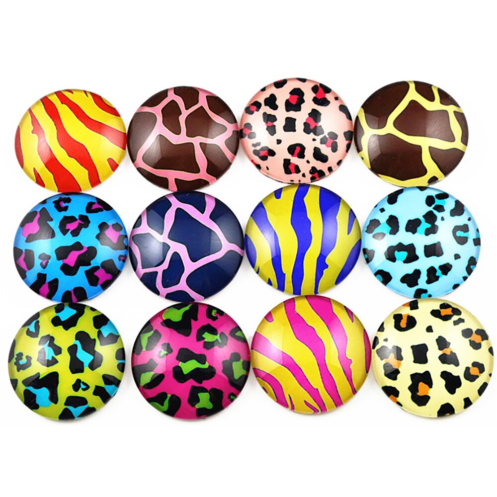 10pcs 25mm Mixed Cat Cut Handmade Photo Glass Cabochons Pattern Domed Jewelry Accessories Supplies: I5-60