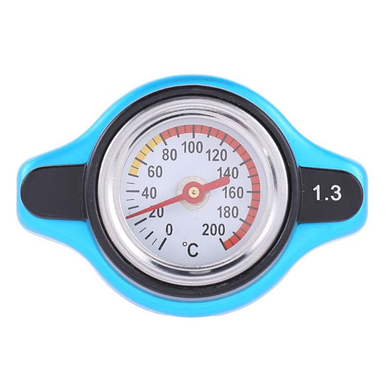 Tapa Universal para radiador de coche de cabeza pequeña, cubierta para medidor de temperatura del agua, calibrador termostático 0,9/1,1/1,3 Bar, accesorios para automóviles: 1.3Bar