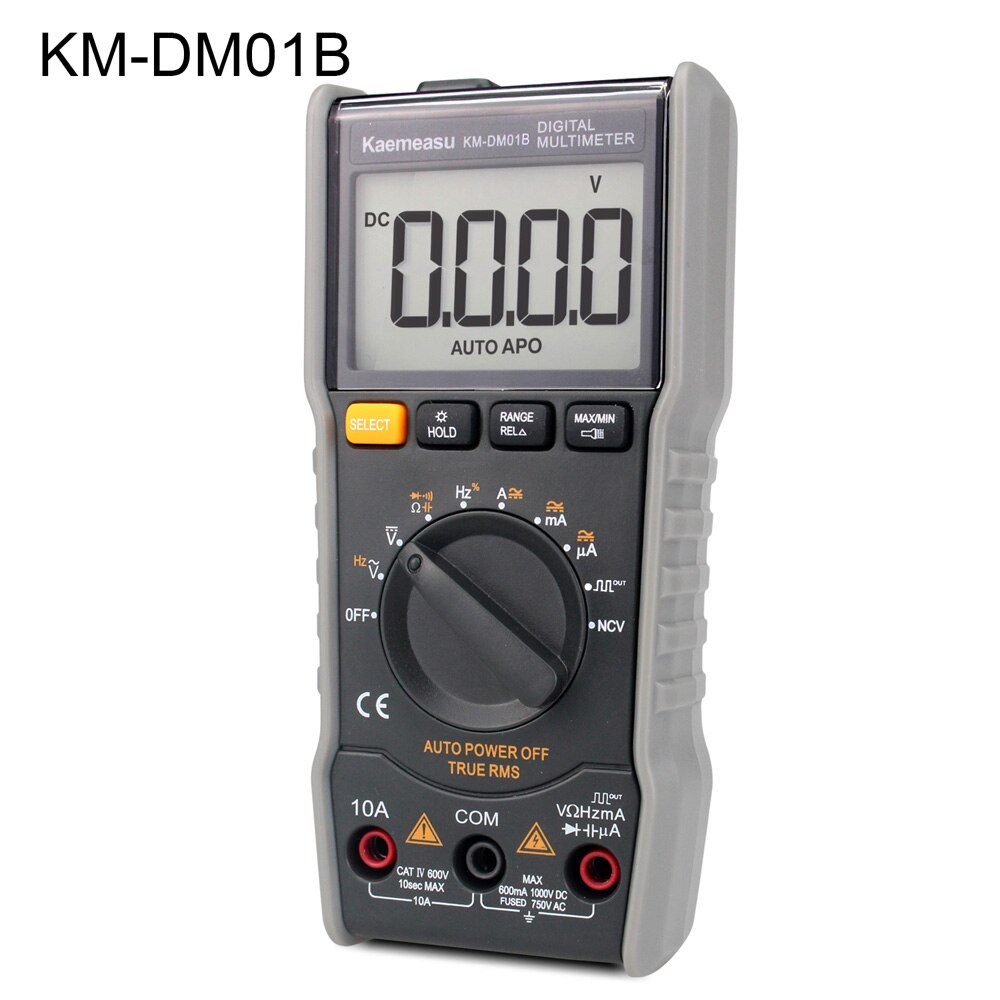 Multifunktions Intelligente Digital Multimeter DC/AC Kapazität Widerstand NCV True RMS Elektronische Wartung instrument Werkzeuge: KM-DM01B