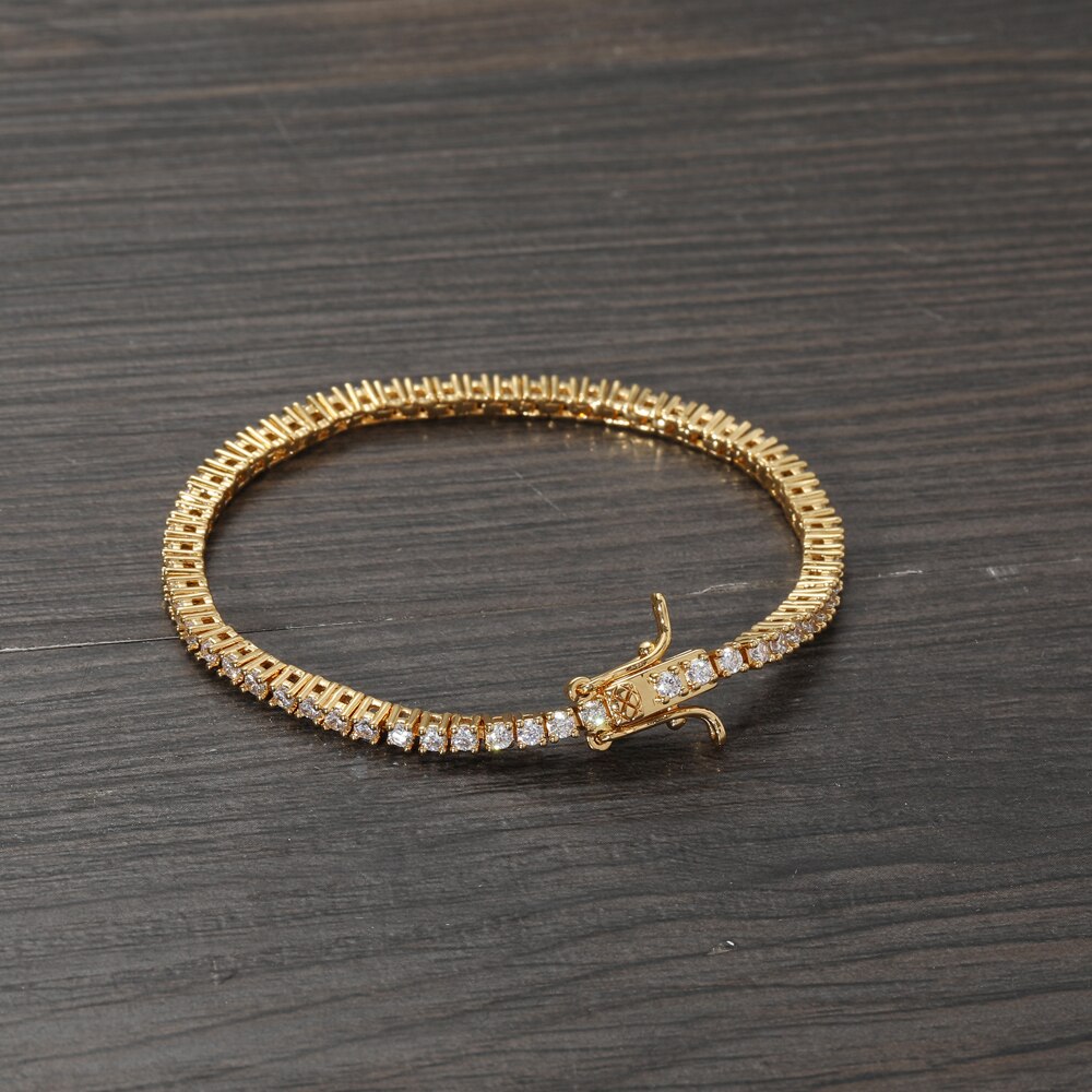 4mm Bling vereist aus Tennis Armbinde 7 zoll 8 zoll Durcheinander Armbinde CZ Schmuck BB211