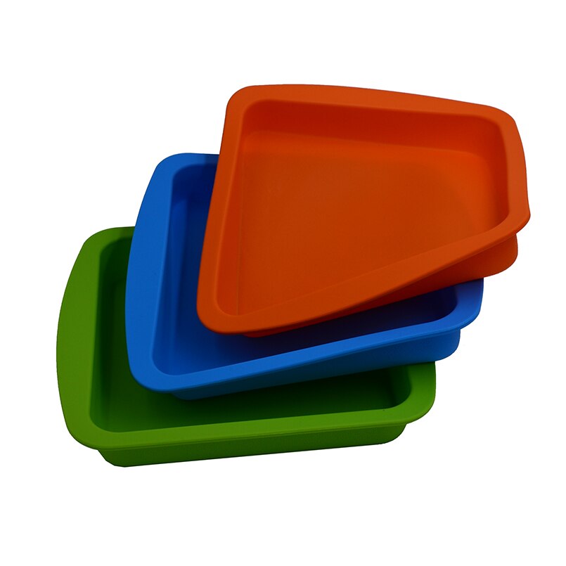 1pc bho vierkante siliconen rubberen diepe schaal dab wax pot en antiaanbak wax siliconen gladde butaan olie container