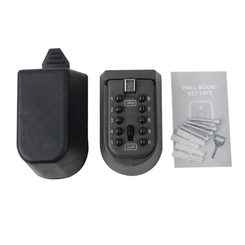 Electronic In Safe Box Iron Wall Hanging Key Code lock Thickening Metal Key Box Housekeeper Secret Box Secret hiding