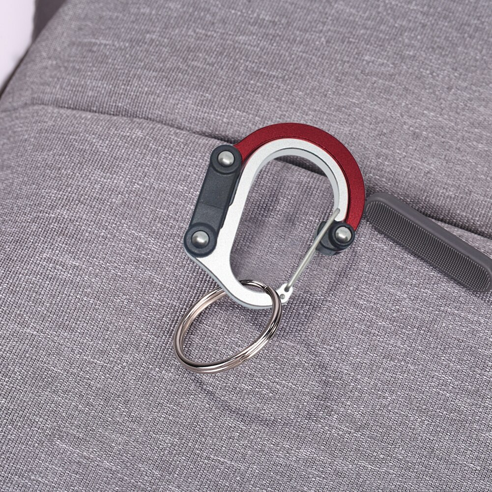 Gear Clip - Carabiner Rotating Hook Clip D-ring Carabiner Outdoor Camp Rotating Clip Buckle Hook Mountain Climbing Tools