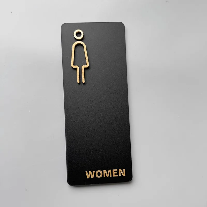 Door Sign Acrylic Restroom Ladies and Gentleman Toilet Sign Plate Mall Office Hotel Wash Room Toilet Reminder Signage Board: 40x30cm / apple green