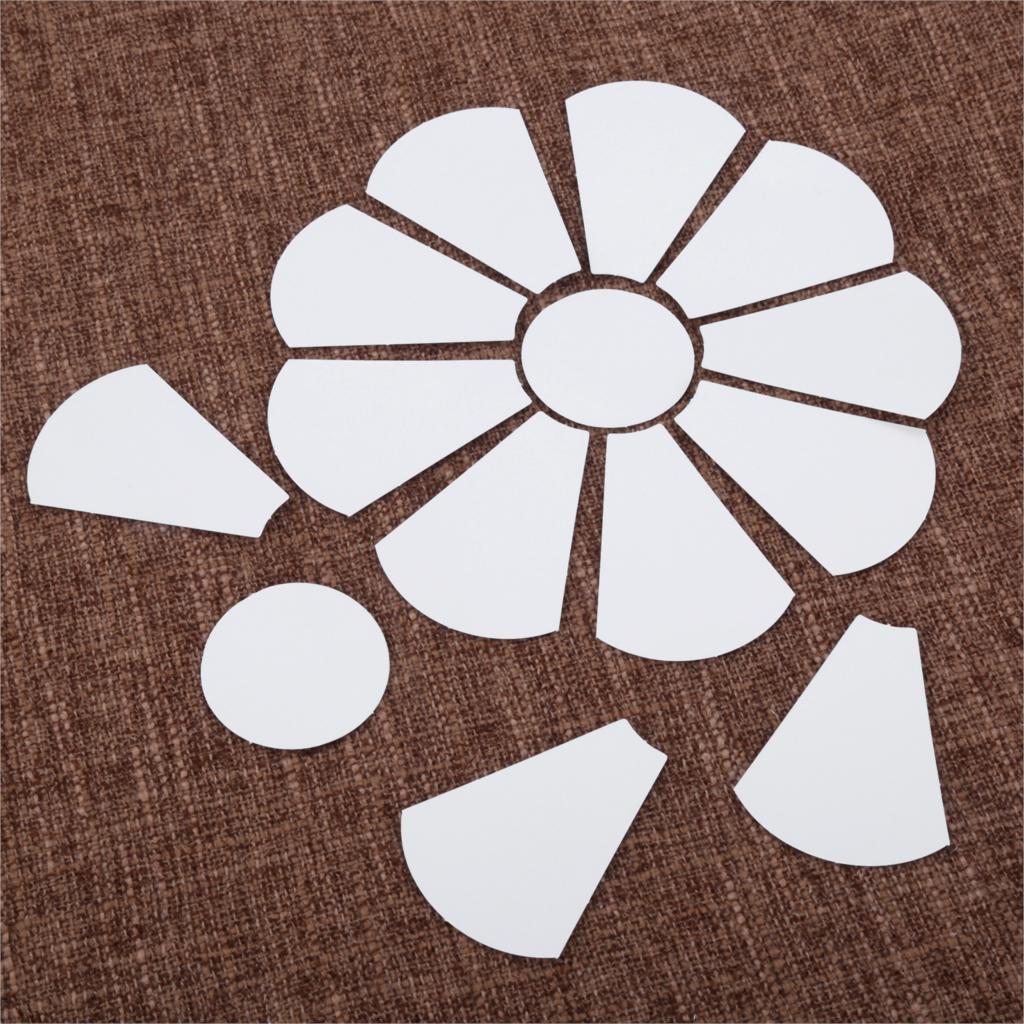 40Pcs Flower Paper Quilting Templates Patchwork Template Paper Plate Paper Mold For DIY Sewing Quilting DIY Patchwork Tools: 56mm