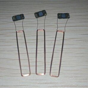 RFID 30*5MM Ultralight chip 13.56MHZ high frequency ISO14443A protocol NFC tag dedicated chip coil NFC bare label