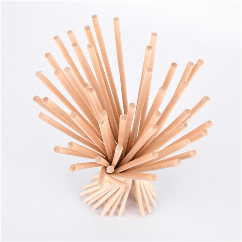 50 Wooden Plant Grow Support Bamboo Plant Sticks Garden Canes Plants Flower Support Stick Cane Dia 2/4/5mm