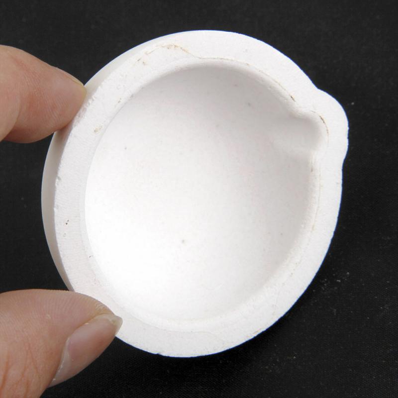 Hoge temperatuur kwarts silica smeltkroes voor gouden zilveren sieraden gereedschap apparatuur