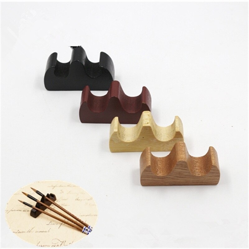 Juego de pinceles de bambú para escritura, Set de 3 unidades de pinceles chinos tradicionales para caligrafía, práctica de pintura, Penholder, suministros de pintura china