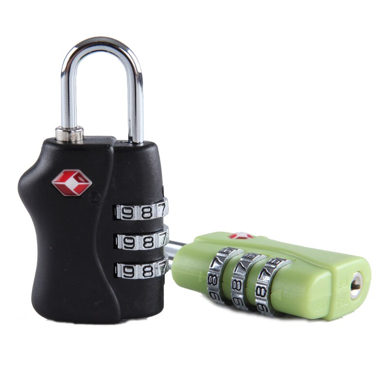 Serrure de voyage à bagages cadenas de voyage à 3 cadran serrure de mot de passe utile pour valise à bagages boîte à outils clôture moraillon armoire