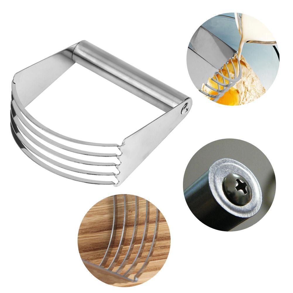 Mixing Dough and Cutting Butter Flour Mixer Butter Accessories Lard Kitchen Baking Blender Blades Pastry Steel L4H0