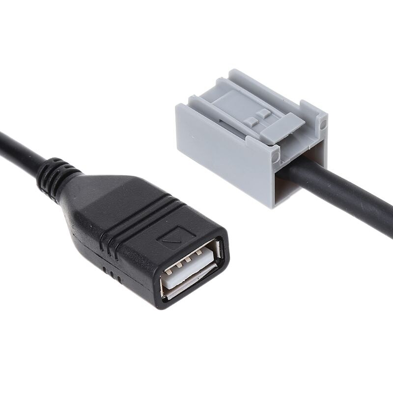 Aux usb-kabeladapter hunportforlængerledning til honda civic jazz cr-v