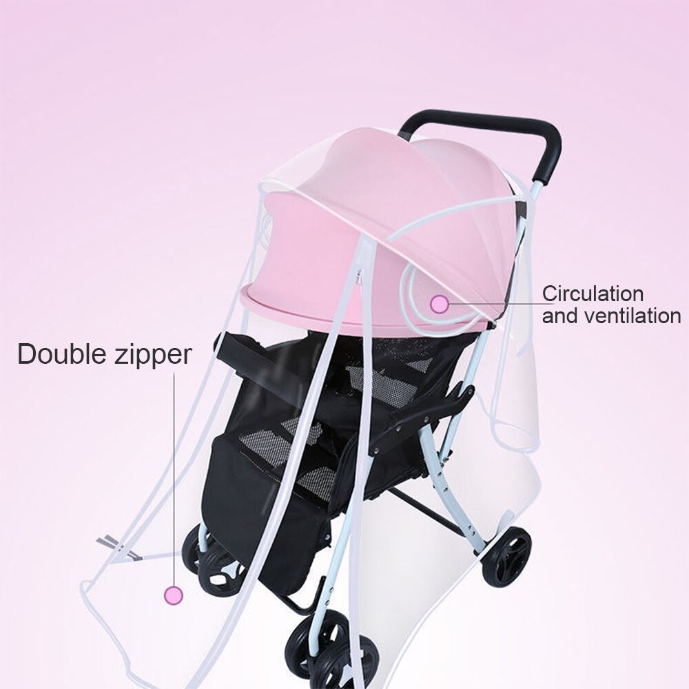 Baby Stroller Stroller Accessories Windshield Universal Strollers Rain Cover Pushchairs Raincoat Stroller Windscreen