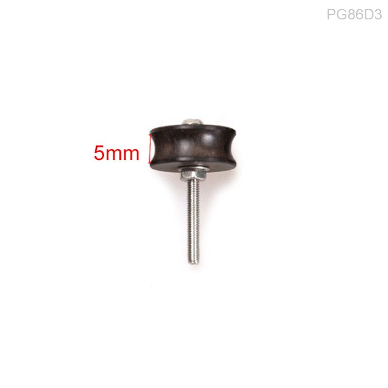 DIY Leather Grinding Tool Electric Polishing Machine Bit Leather Craft Edge Arch Groove Slicker Kit Sandalwood Head Burnisher: No. 3 grinding head