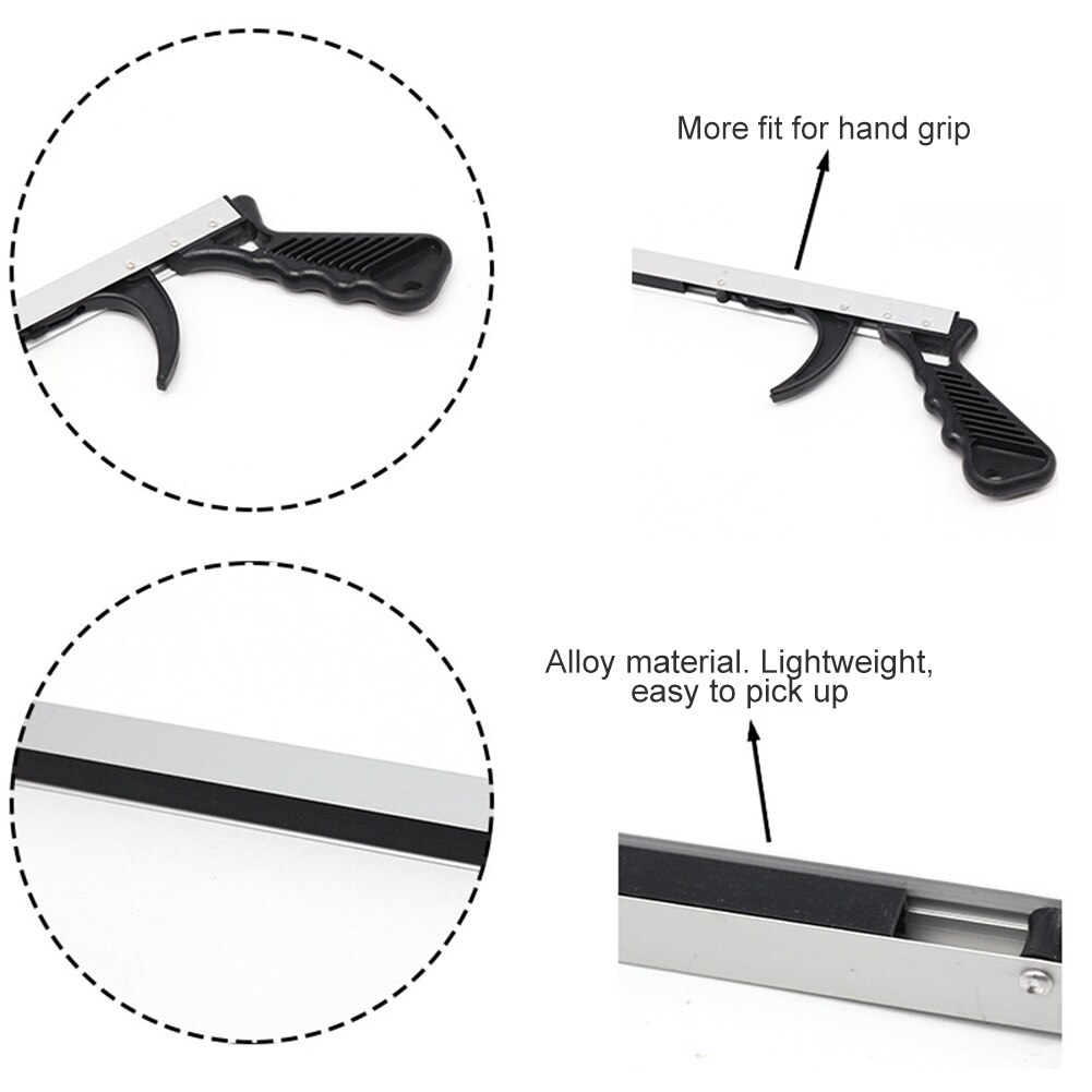 Reacher Grabber Tool Trash Picker Extra Long Foldable Grabber Reacher Reaching Assist Tool Trash Litter Pickup Grabber Tools