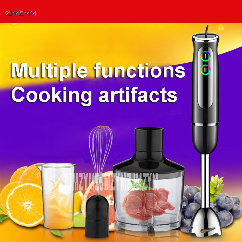 Mélangeur multifonction 4 en 1 HB103SC, artefact de cuisine, tenue à la main, pour compléments alimentaires pour bébés, mélange de jus de fruits, 220V, 600W