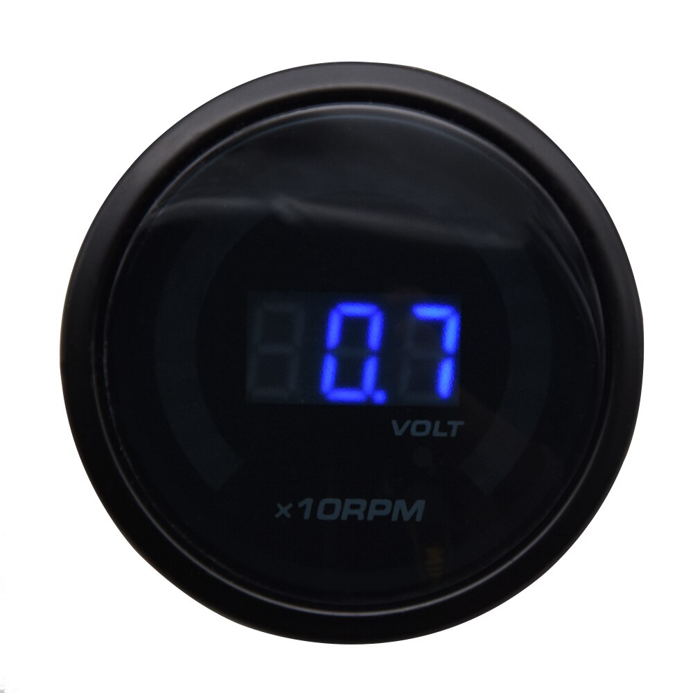 2inch 52MM Digital 20 LED Tachometer Tacho Gauge Smoked LED RPM Gauge 0-1000RPM Tacho Gauges With Sensor Smoke Car Meter: Tachometer
