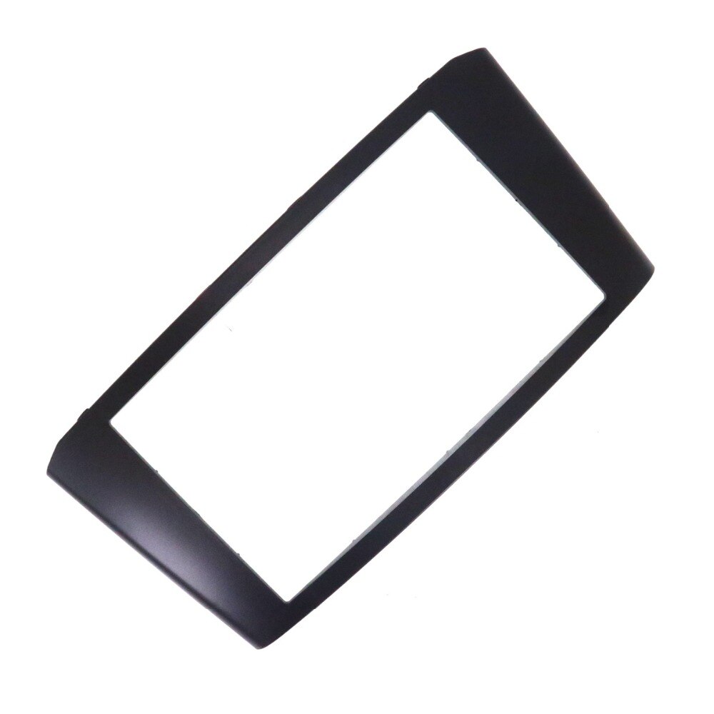 Double 2 Din Car Radio Fascia for TOYOTA Avensis Frame 2002 2007 2006 2005 2004 2003 Black Silver Panel Stereo Audio Frame