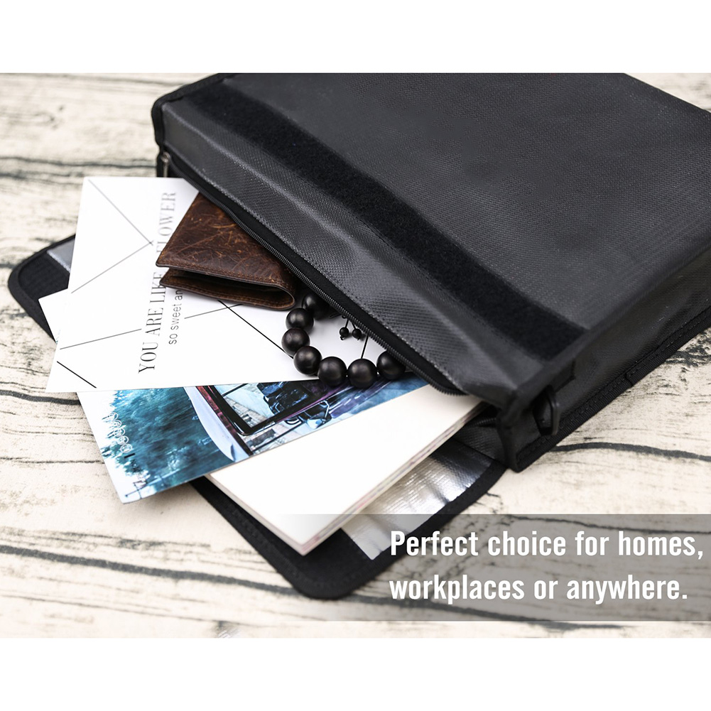 Brandwerende Document Tas Waterdichte Money Cash Bestand Pouch Veilig Houder voor Office SP99