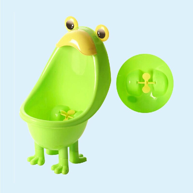 Leuke Kikker Baby Potje Urinoirs Jongen Leuke Kinderen Potty Toilet Training Kids Staning Urinoir Potje Voor Gratis Potje Borstel