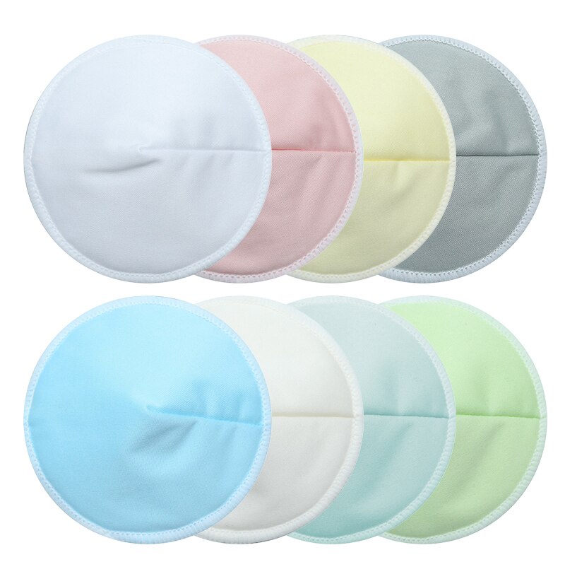 2Pcs Effen Kleur Verpleging Pads Superfijne Waterdichte Ademend Kom-Vormige Anti-Galactorroe Verpleging Pads