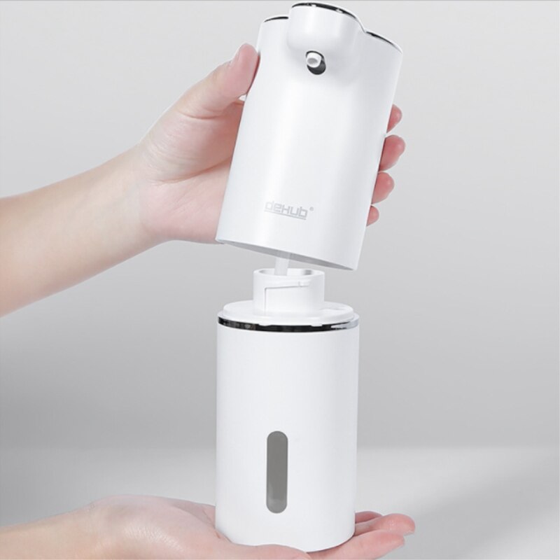 Auto Liquid Soap Foam Dispenser Rechargeable With Temperature Display Touchless Sensor Smart Hand Sanitizer Machine for Bathroom