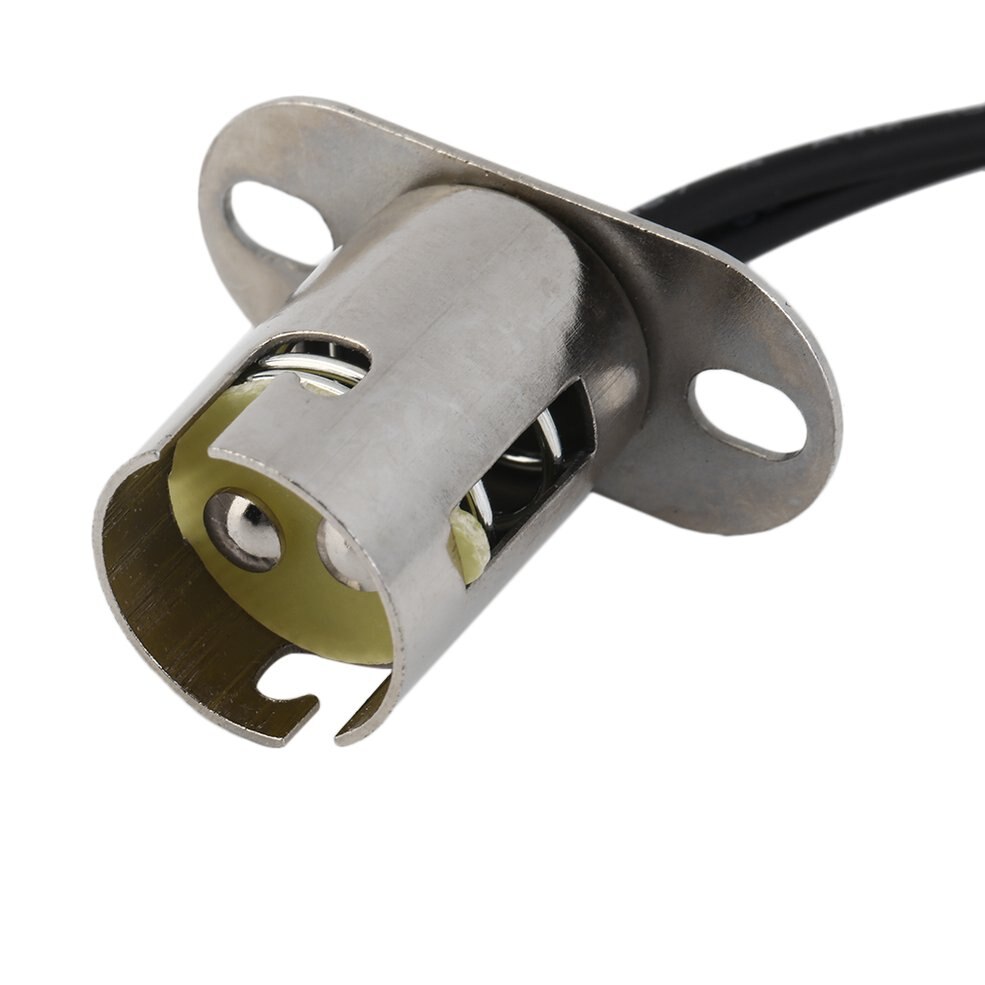 1pcs 1157 BAY15D LED Light Bulb Socket Holder With Wire Connector For Car Truck Light Weight Easy To Use