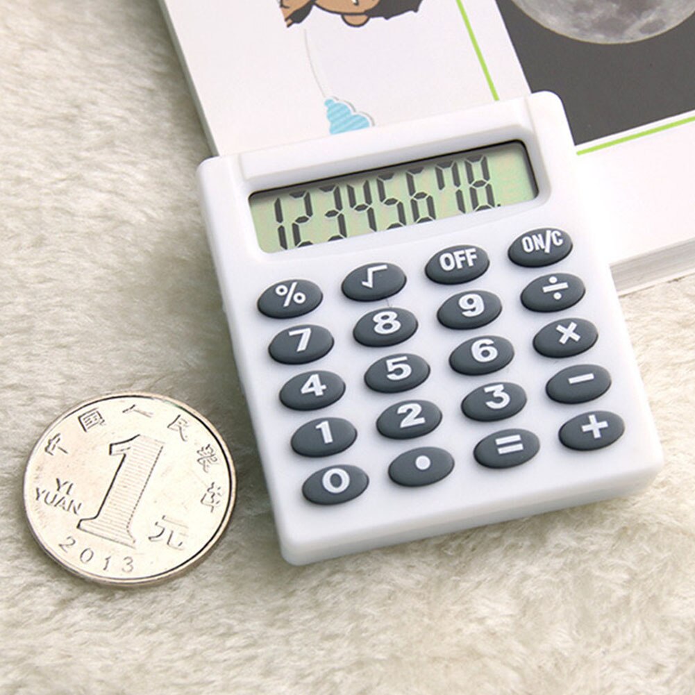 Student Mini Electronic Calculator Candy Color Calculating Office Supplies