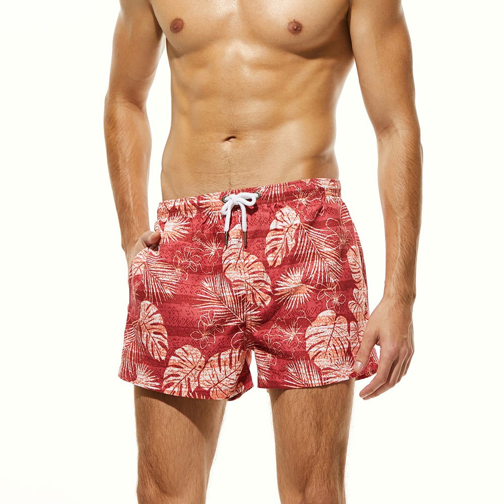 Phantom Strand Boardshorts Heren Shorts en Boxers Zomer Bodybuilding Trunks Mens Shorts Homme Badmode: red / Xl