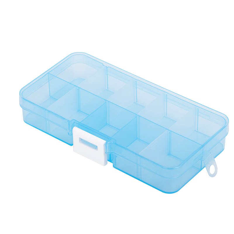 Caja de plástico ajustable para organizar componentes electrónicos, almacenamiento de herramientas, caja de plástico para almacenar celdas pequeñas