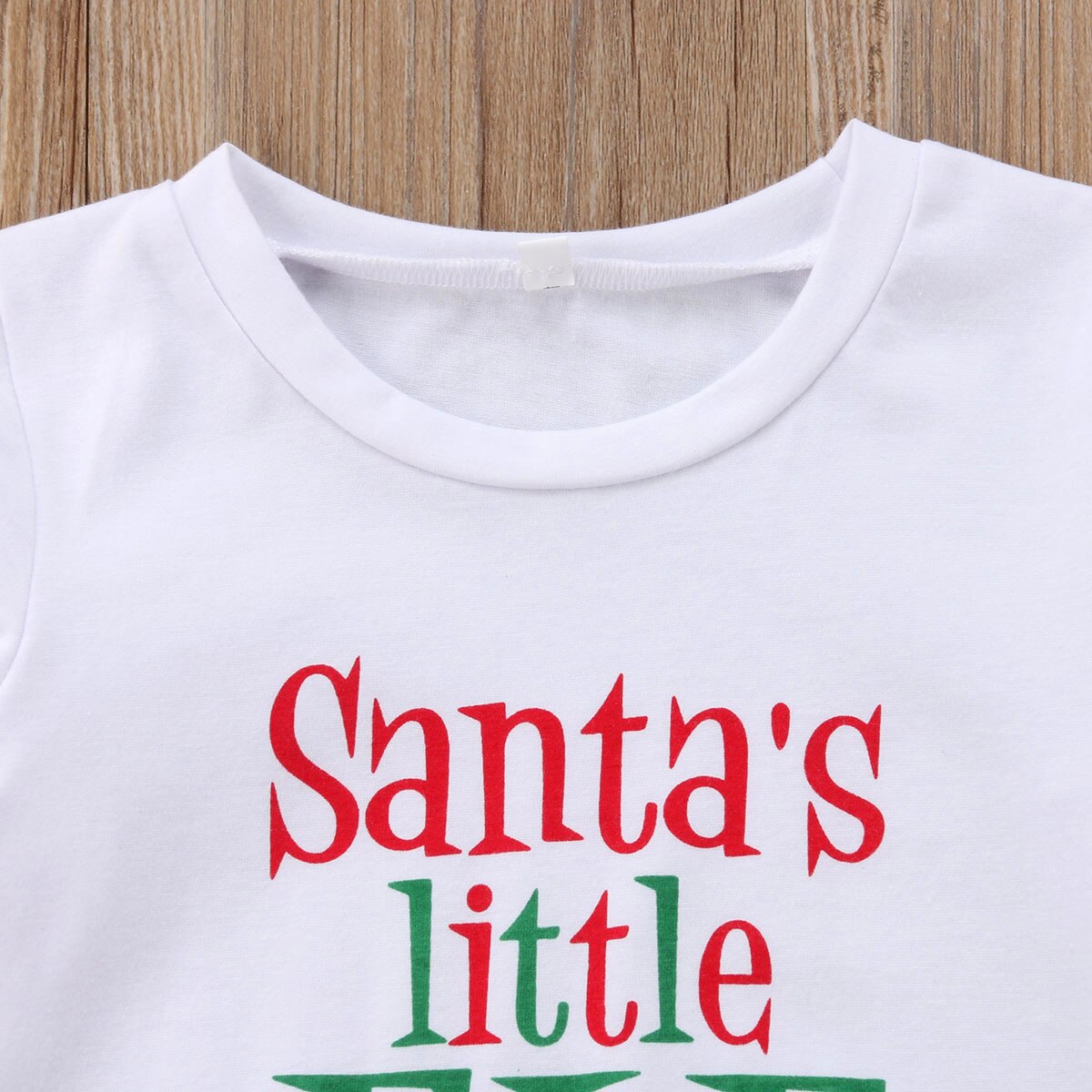 Brand Xmas Peuter Baby Meisjes Jongens Romper Lange Mouw Brief Afdrukken Witte Katoen Jumpsuits Santa Playsuit Outfit 0 -18 m
