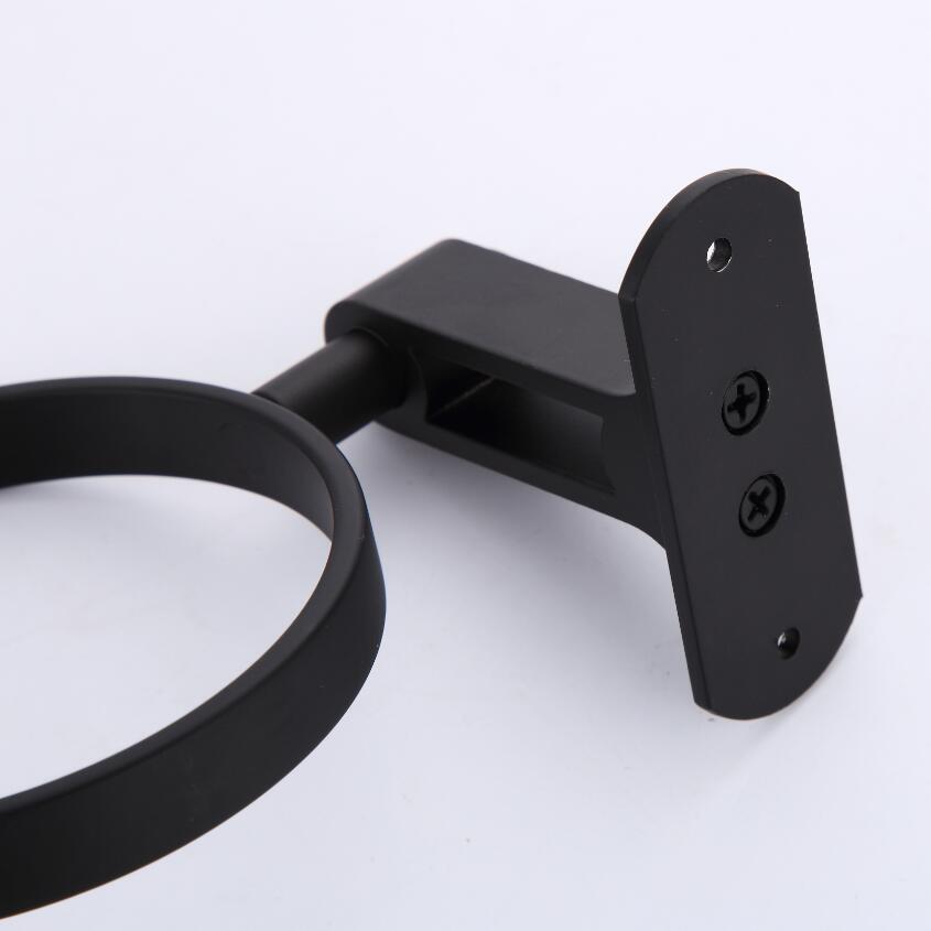 Schlecht Zubehör Zauberstab Montiert Schwarz Raum Aluminium Schlecht Wc Pinsel Halfter BR-999mts