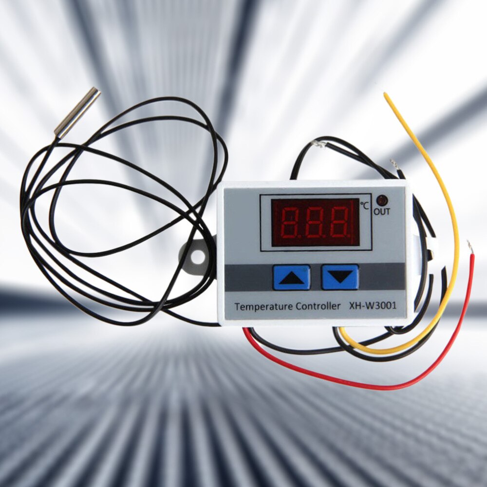 12V 120W Programmable Thermostat Smart Digital Thermostat Cooling and Heating Temperature Controller for Central Air Conditioner