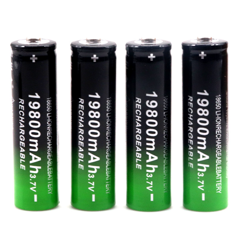 18650 li- ionen-akku 19800 mah akku 3.7v für led-taschenlampe taschenlampe oder elektronische geräte batterie