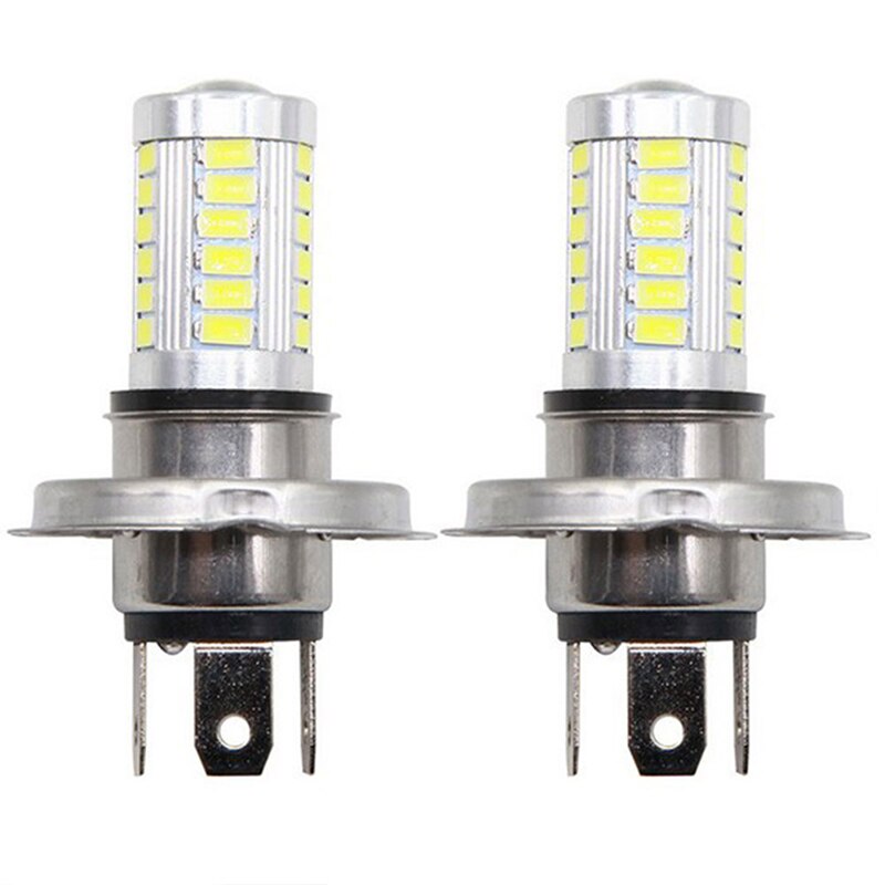 1Pc H4 LED Lampe Auto Scheinwerfer Kalt Weiß 33 SMD 5630 5730 Glühbirne Auto Automobil Nebel Licht Scheinwerfer 12V DC