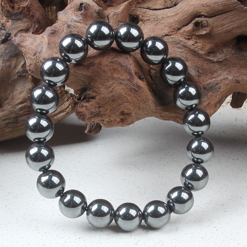 Terahertz Hematiet Armband Heren En Dames Titanium Nucleaire Magnetische Bal Armband Enkele Lus Multi Loop
