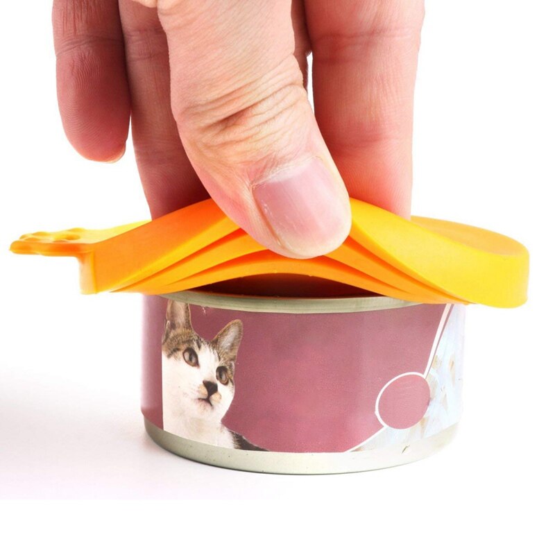 Dierenvoer blikken afsluitbaar siliconen blik deksel afgesloten voerbak hond kat opslag bovenkap herbruikbare deksel gezondheid huisdier dagelijkse benodigdheden