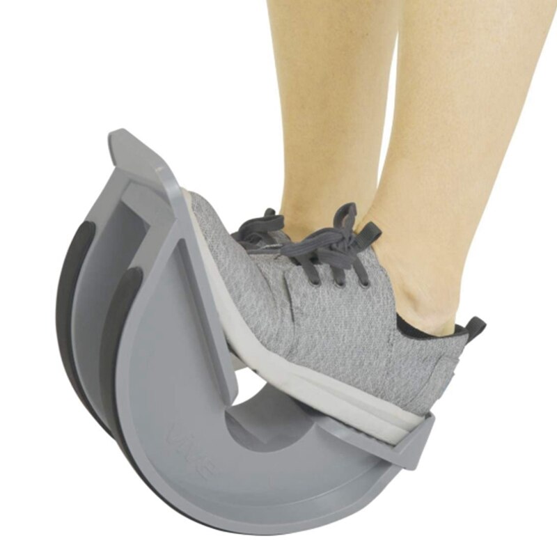 Foot Stretcher Rocker Ankle Stretch Board for Achilles Tendonitis Muscle Calf Stretch Yoga Fitness Sports (Gray)