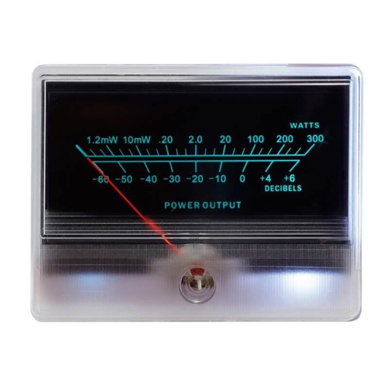 Panel VU Meter Bulb Warm Back Light Recording Audio Level Amp Meter VU Meter Stereo Audio Amplifier Board DB Sound: black
