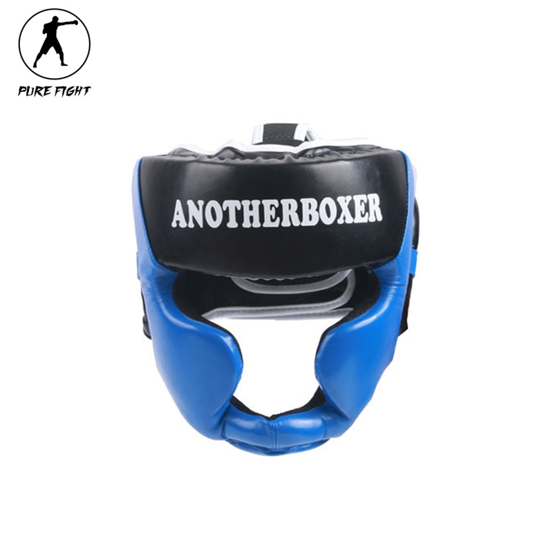 ANOTHERBOXER Boxing Headgear Men Women Muay Thai PU Leather Training Sparring Gym Equipment Grant Boxing Helmet Taekwondo Guard