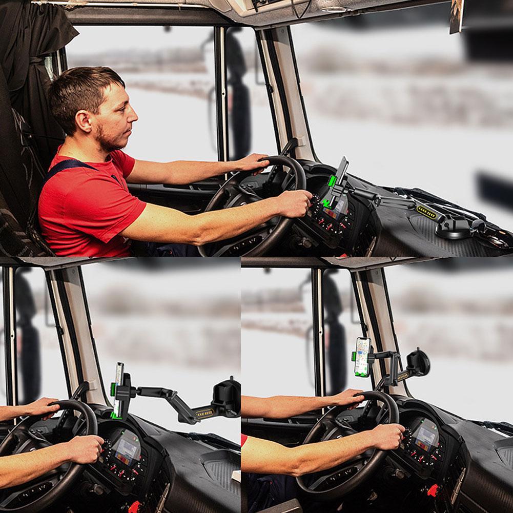 Long Arm Car Phone Holder GPS Stands Suction Cup Dashboard Phone Holder Windshield Smartphone Bracket For iPhone Universal